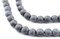 The Bead Chest Silver Round Druzy Agate Beads (8mm): Organic Gemstone Round Spherical Energy Stone Healing Power Crystal for Jewelry Bracelet Mala Necklace Making
